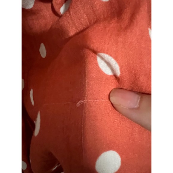 Jen's Pirate Booty Orange Polka Dot Swim Coverup - Picture 5 of 7